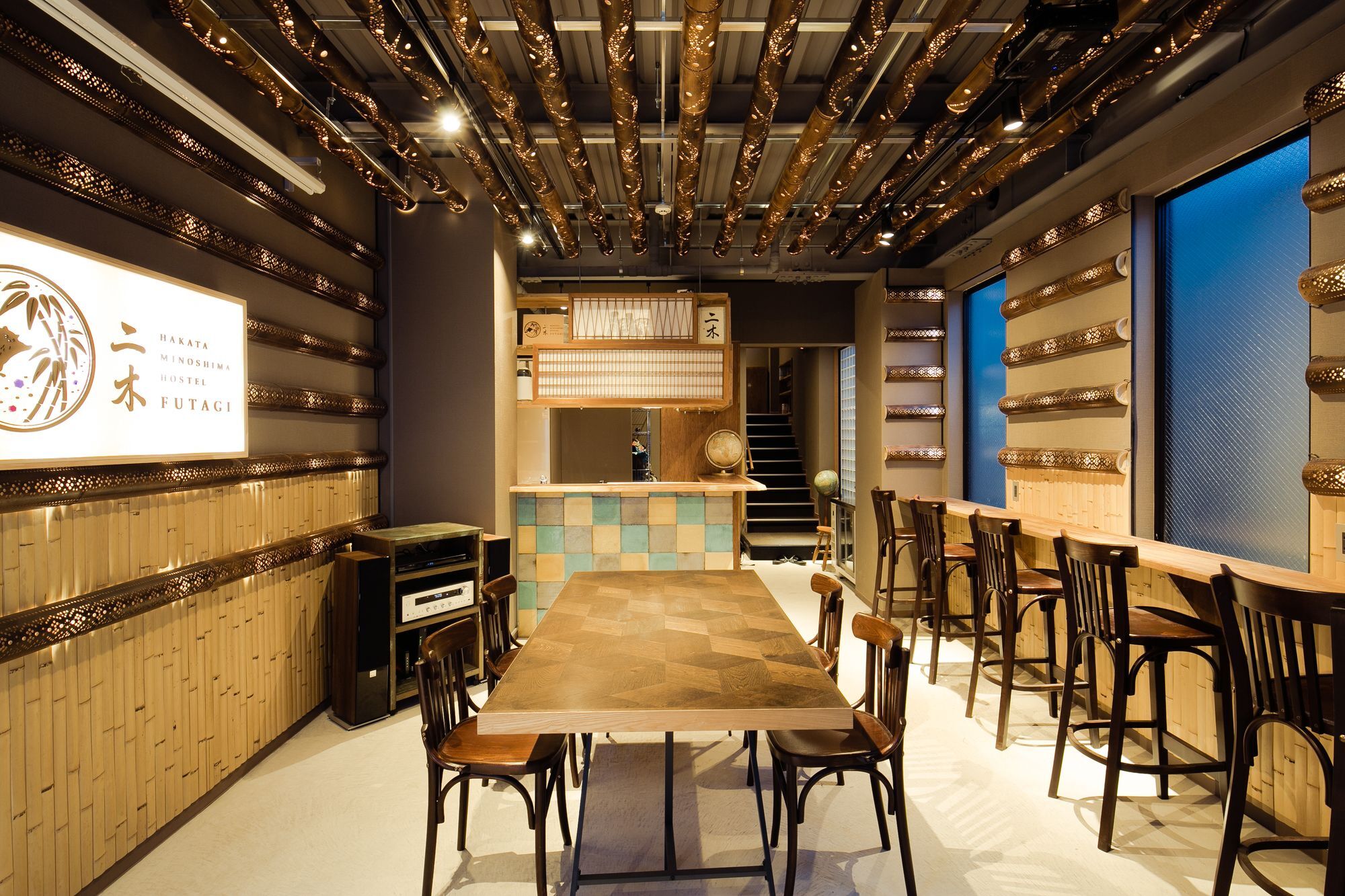 ホステル二木 Hostel Futagi ゲストハウス Фукуока Экстерьер фото