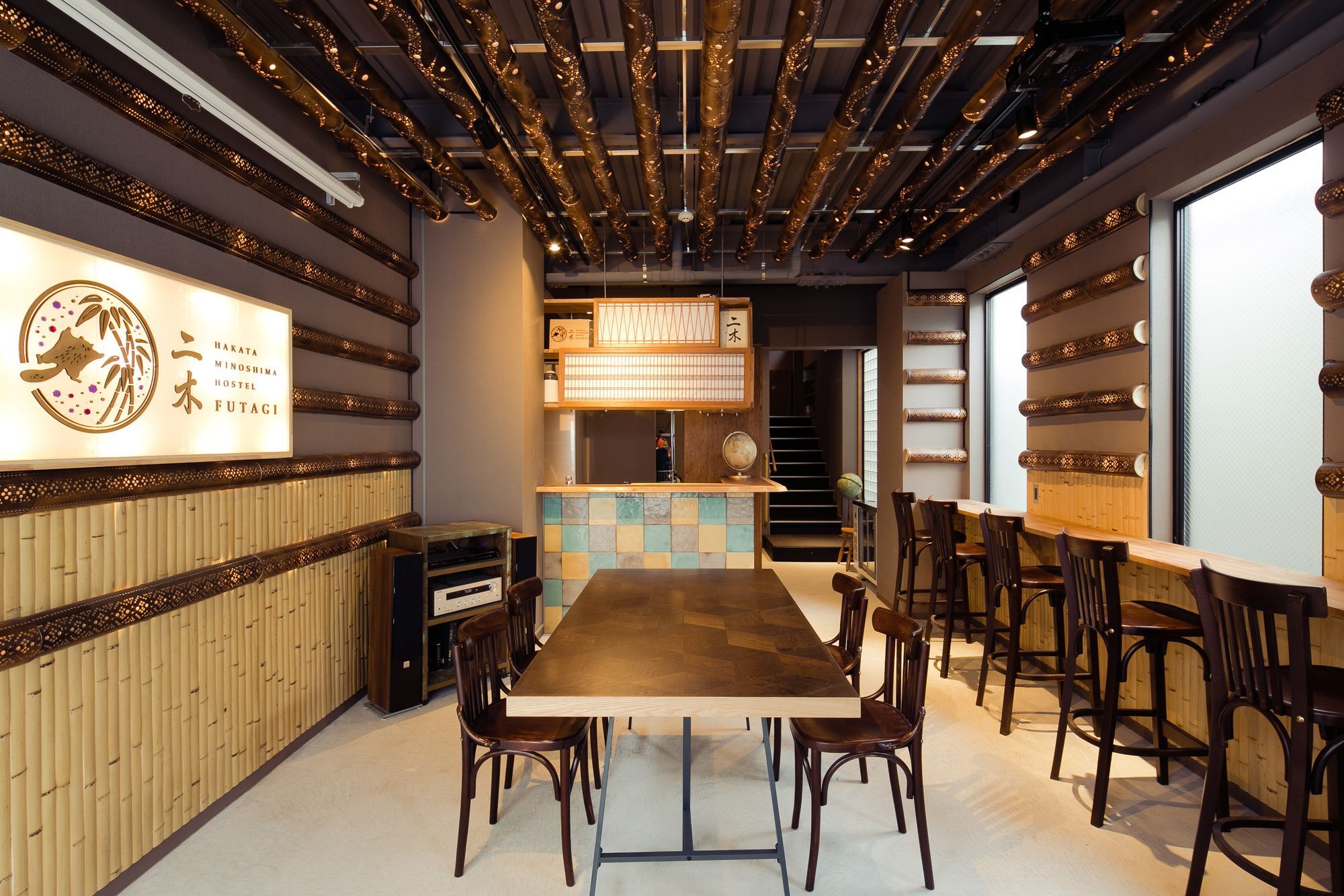 ホステル二木 Hostel Futagi ゲストハウス Фукуока Экстерьер фото